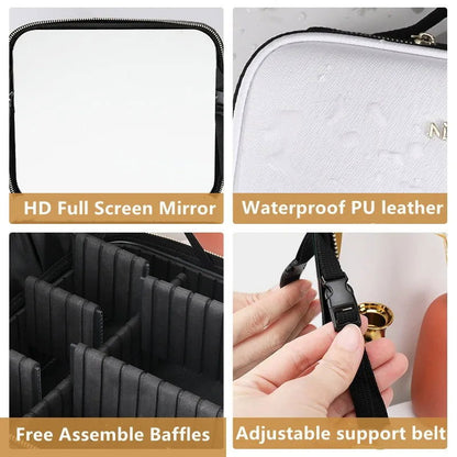 New LED Lighted Cosmetic Case with Mirror - Sonic Online Shop OM - New LED Lighted Cosmetic Case with Mirror - Sonic Online Shop OM - New LED Lighted Cosmetic Case with Mirror - Sonic Online Shop OM -  