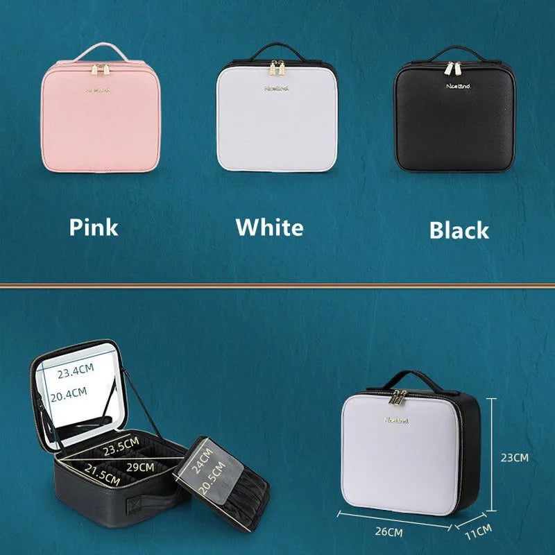 New LED Lighted Cosmetic Case with Mirror - Sonic Online Shop OM - New LED Lighted Cosmetic Case with Mirror - Sonic Online Shop OM - New LED Lighted Cosmetic Case with Mirror - Sonic Online Shop OM -  