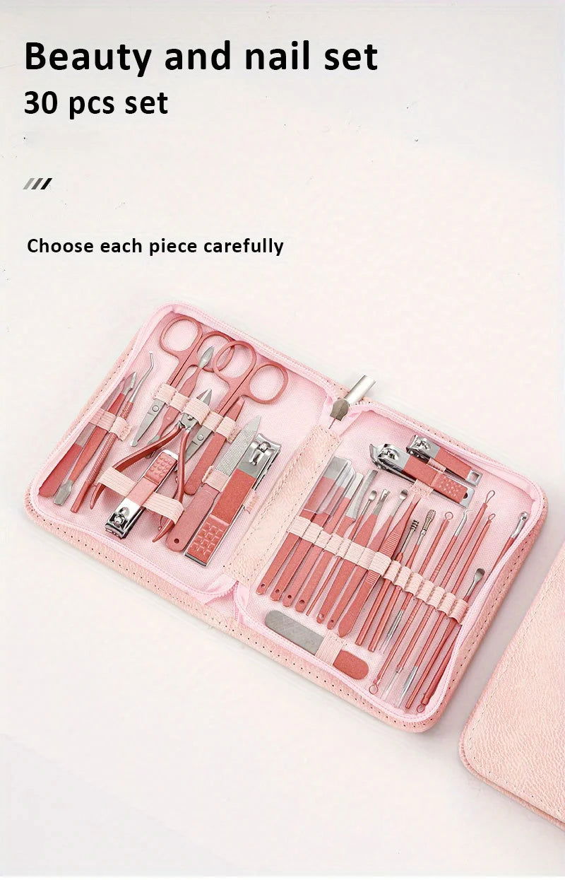 New Manicure Set 30 in 1 Nail Clippers Set - Sonic Online Shop OM - New Manicure Set 30 in 1 Nail Clippers Set - Sonic Online Shop OM - New Manicure Set 30 in 1 Nail Clippers Set - Sonic Online Shop OM -  