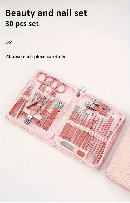 New Manicure Set 30 in 1 Nail Clippers Set - Sonic Online Shop OM - New Manicure Set 30 in 1 Nail Clippers Set - Sonic Online Shop OM - New Manicure Set 30 in 1 Nail Clippers Set - Sonic Online Shop OM -  