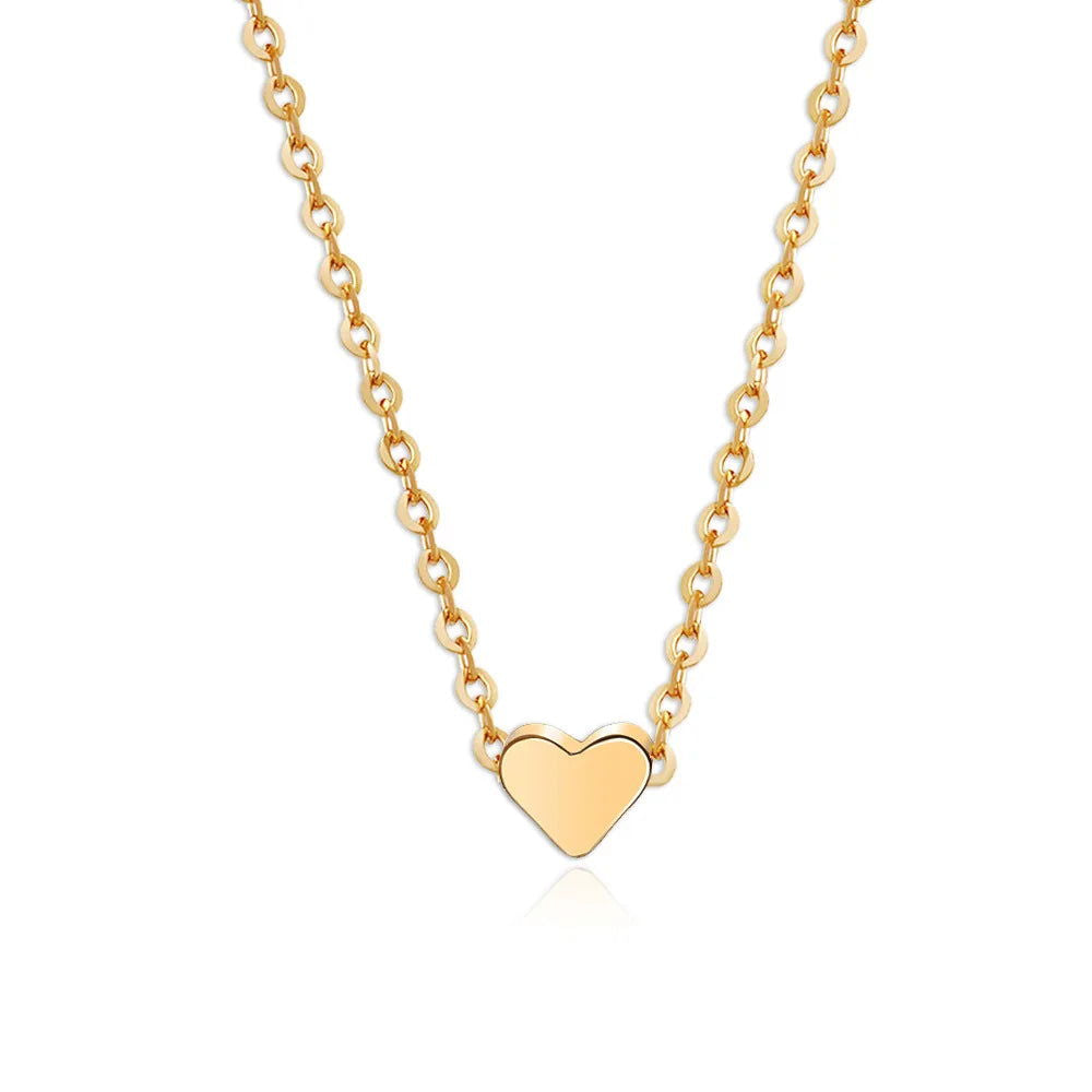 Pink Heart Pendant Necklace for Lovers - Sonic Online Shop OM - Pink Heart Pendant Necklace for Lovers - Sonic Online Shop OM 