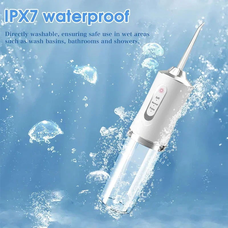Portable Dental Water Flosser Oral Irrigator USB Rechargeable - Sonic Online Shop OM - Portable Dental Water Flosser Oral Irrigator USB Rechargeable - Sonic Online Shop OM - Portable Dental Water Flosser Oral Irrigator USB Rechargeable - Sonic Online Shop OM -  