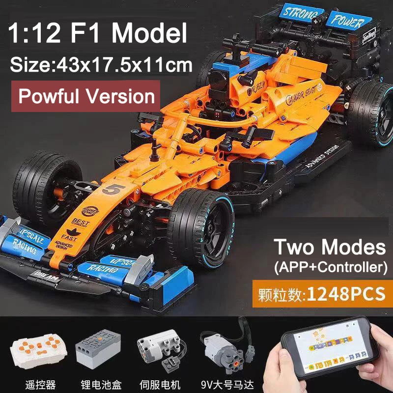 High-tech Building Blocks Formula 1 car +/- Remote Control - Sonic Online Shop OM - High-tech Building Blocks Formula 1 car +/- Remote Control - Sonic Online Shop OM 