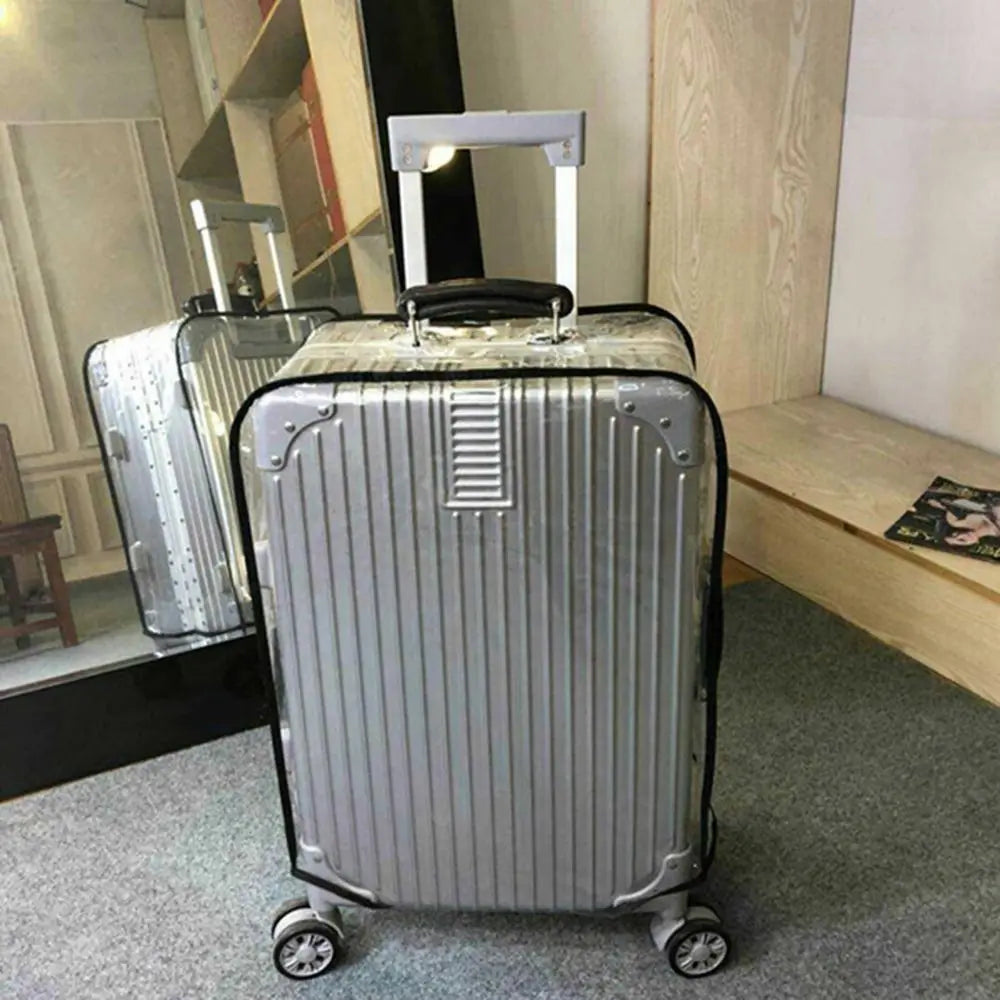 16-28 Inch Travel Luggage Cover Transparent PVC Luggage Protector Cover Dustproof Waterproof Suitcase Protector Cover Luggage