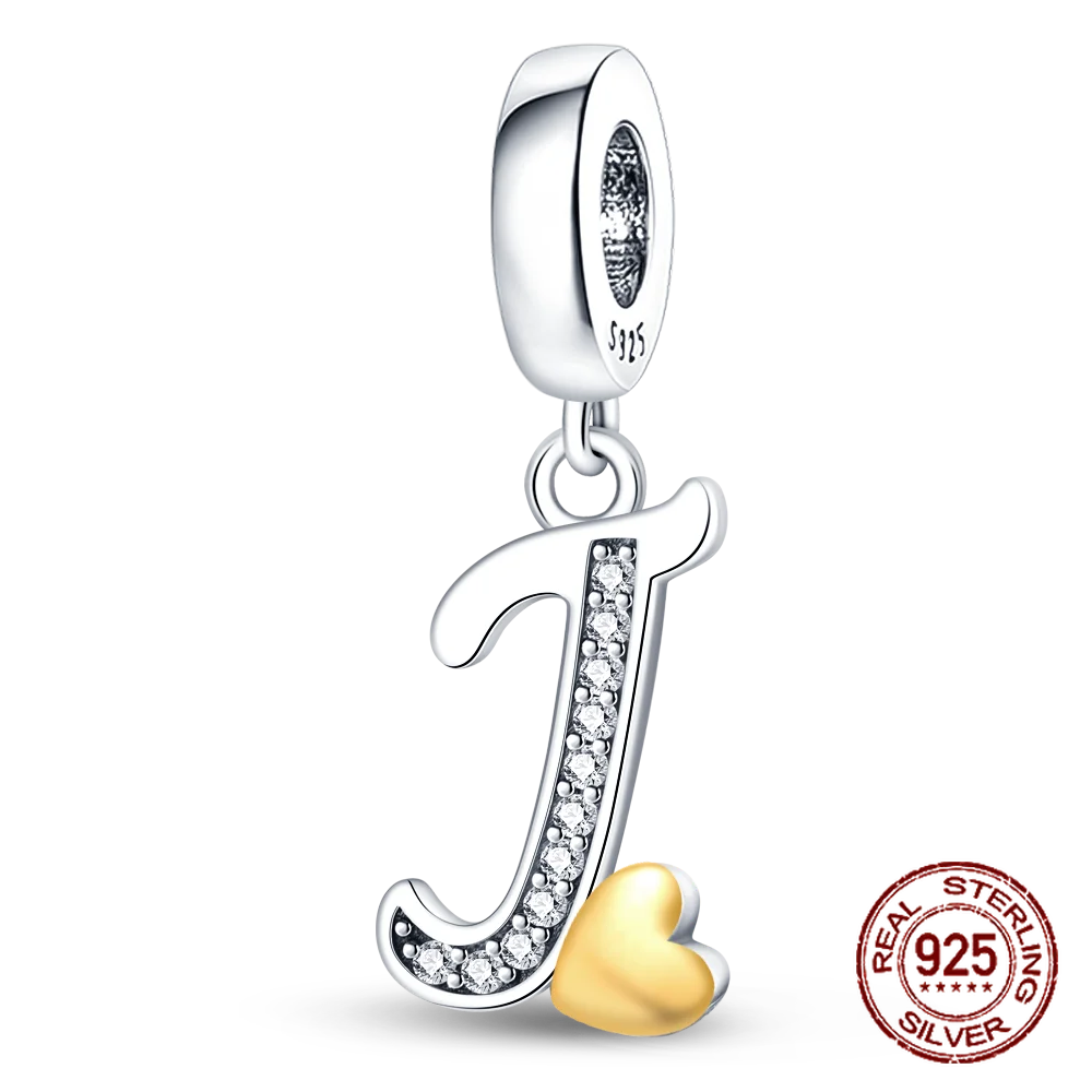 925 sterling silver A-Z English letters pendant - Bracelet - Pandora style - Sonic Online Shop OM - 925 sterling silver A-Z English letters pendant - Bracelet - Pandora style - Sonic Online Shop OM - 48869858017571 -  