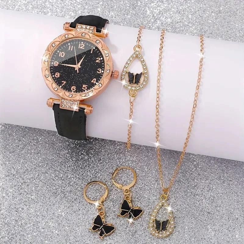5PCS/Set Luxury Women Watches Rhinestone Fashion Elegant Wristwatch Quartz Watch Ladies Clock For Girl Gift - Sonic Online Shop OM - 5PCS/Set Luxury Women Watches Rhinestone Fashion Elegant Wristwatch Quartz Watch Ladies Clock For Girl Gift - Sonic Online Shop OM - 5PCS/Set Luxury Women Watches Rhinestone Fashion Elegant Wristwatch Quartz Watch Ladies Clock For Girl Gift - Sonic Online Shop OM -  