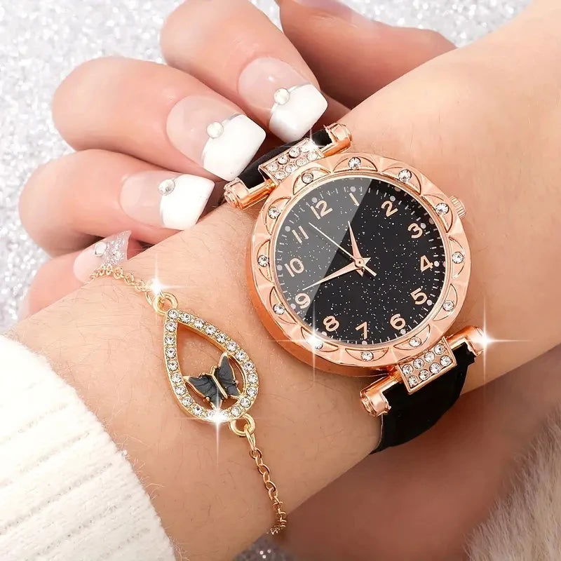 5PCS/Set Luxury Women Watches Rhinestone Fashion Elegant Wristwatch Quartz Watch Ladies Clock For Girl Gift - Sonic Online Shop OM - 5PCS/Set Luxury Women Watches Rhinestone Fashion Elegant Wristwatch Quartz Watch Ladies Clock For Girl Gift - Sonic Online Shop OM - 5PCS/Set Luxury Women Watches Rhinestone Fashion Elegant Wristwatch Quartz Watch Ladies Clock For Girl Gift - Sonic Online Shop OM -  
