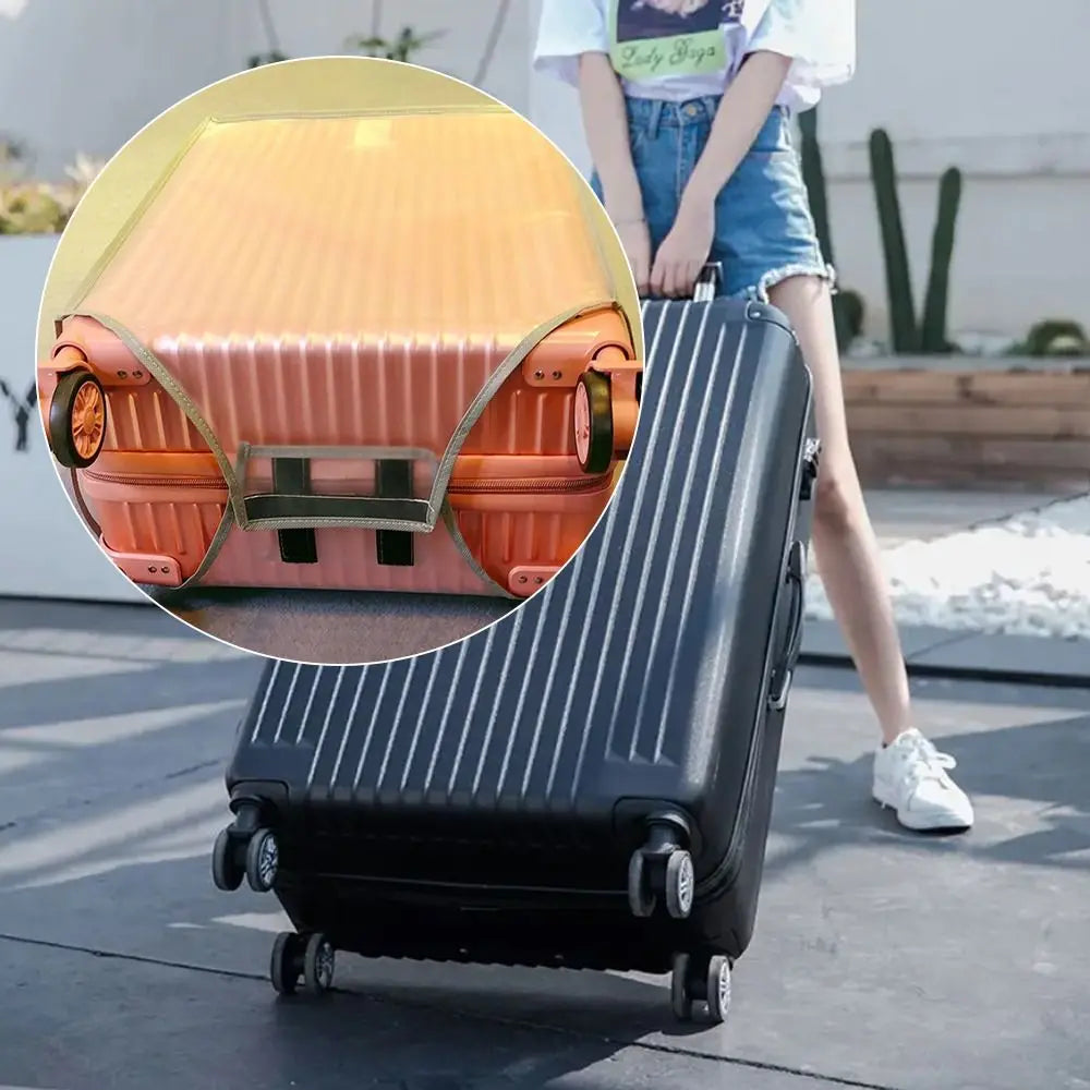 16-28 Inch Travel Luggage Cover Transparent PVC Luggage Protector Cover Dustproof Waterproof Suitcase Protector Cover Luggage