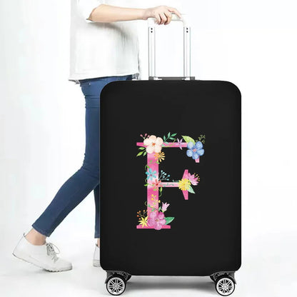 Suit Case Protector Size XL Pink Letter Print - Sonic Online Shop OM - Suit Case Protector Size XL Pink Letter Print - Sonic Online Shop OM 