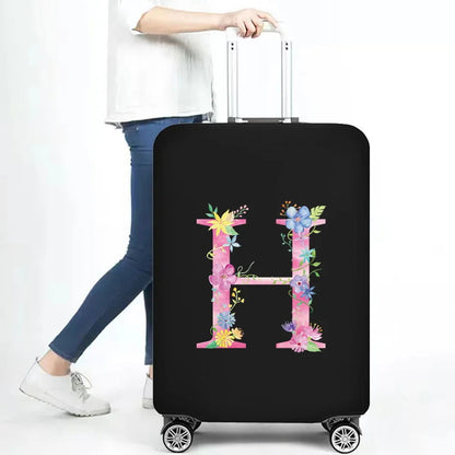 Suit Case Protector Size XL Pink Letter Print - Sonic Online Shop OM - Suit Case Protector Size XL Pink Letter Print - Sonic Online Shop OM 