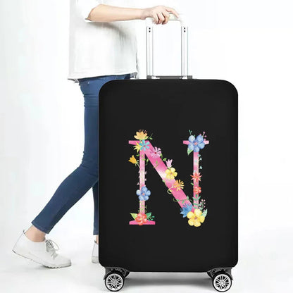 Suit Case Protector Size XL Pink Letter Print - Sonic Online Shop OM - Suit Case Protector Size XL Pink Letter Print - Sonic Online Shop OM 