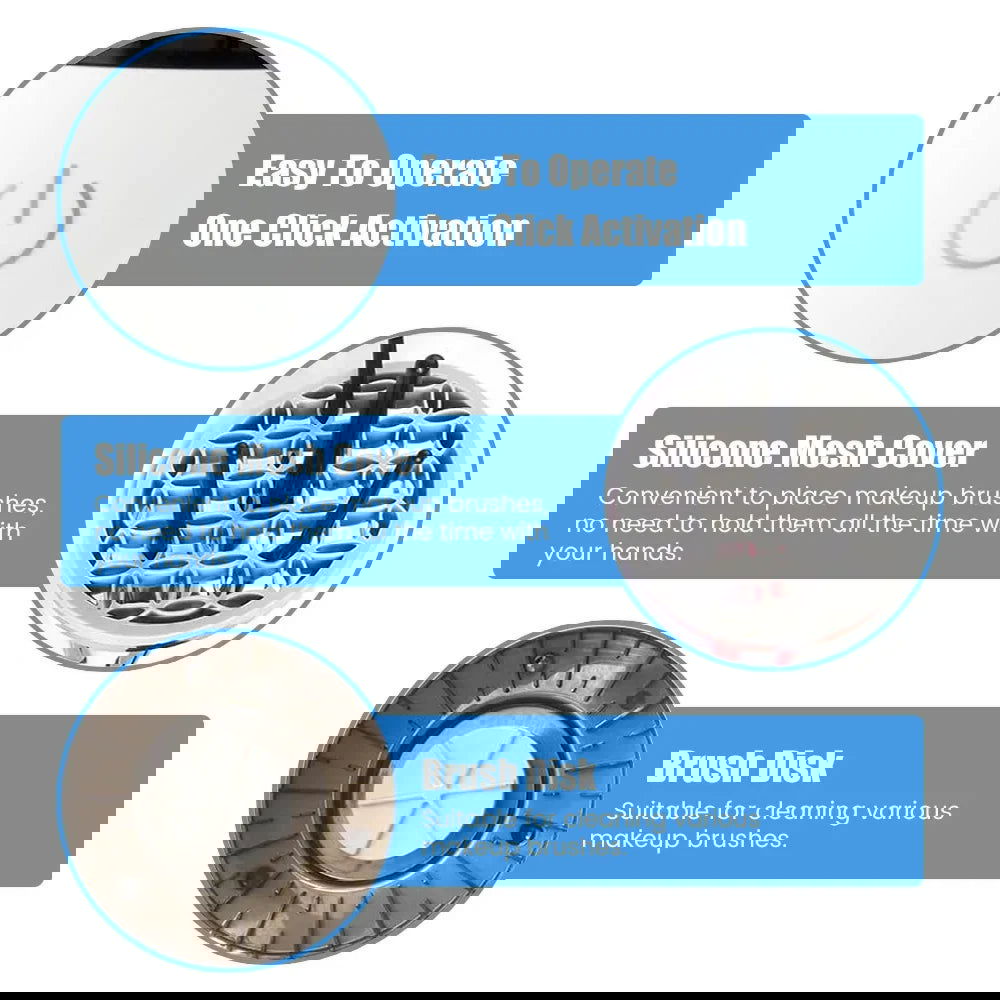 USB All Size Makeup Brush Cleaner Automatic Spinning - Sonic Online Shop OM - USB All Size Makeup Brush Cleaner Automatic Spinning - Sonic Online Shop OM -   
