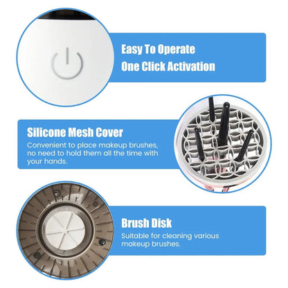 USB All Size Makeup Brush Cleaner Automatic Spinning - Sonic Online Shop OM - USB All Size Makeup Brush Cleaner Automatic Spinning - Sonic Online Shop OM -   