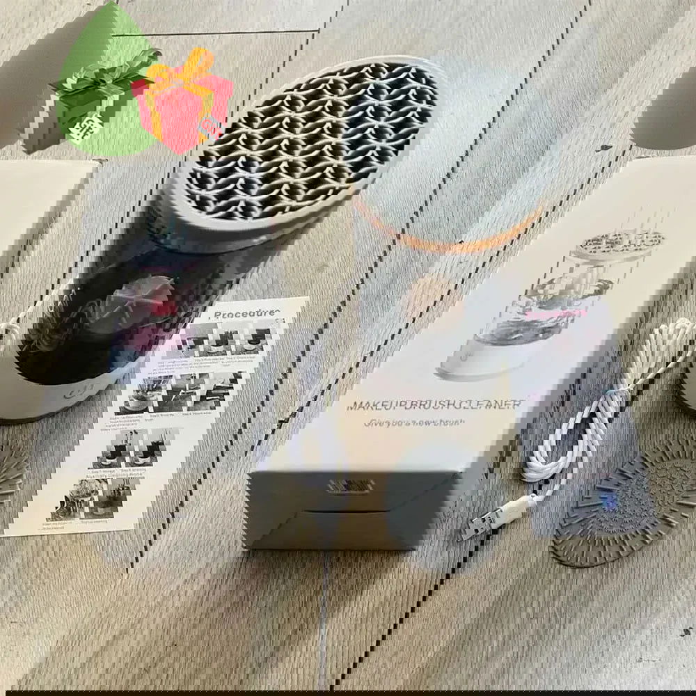 USB All Size Makeup Brush Cleaner Automatic Spinning - Sonic Online Shop OM - USB All Size Makeup Brush Cleaner Automatic Spinning - Sonic Online Shop OM - 49152791347491  