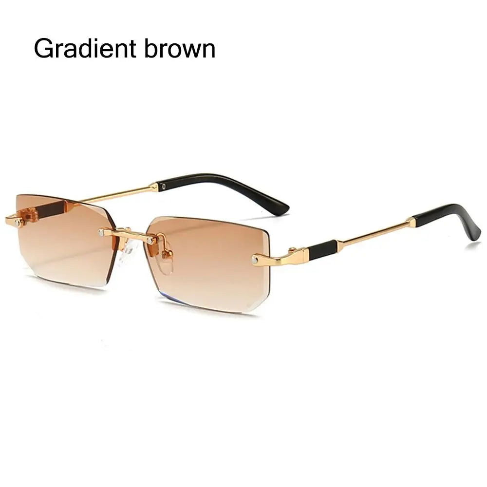 UV400 Rimless Rectangle Sunglasses - Sonic Online Shop OM - UV400 Rimless Rectangle Sunglasses - Sonic Online Shop OM - UV400 Rimless Rectangle Sunglasses - Sonic Online Shop OM -  