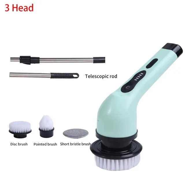 Wireless Electric Cleaning Brush Bathroom Window Kitchen Automotive Multifunctional Household Rotating Cleaning Machine - Sonic Online Shop OM - Wireless Electric Cleaning Brush Bathroom Window Kitchen Automotive Multifunctional Household Rotating Cleaning Machine - Sonic Online Shop OM - Wireless Electric Cleaning Brush - Sonic Online Shop OM -  
