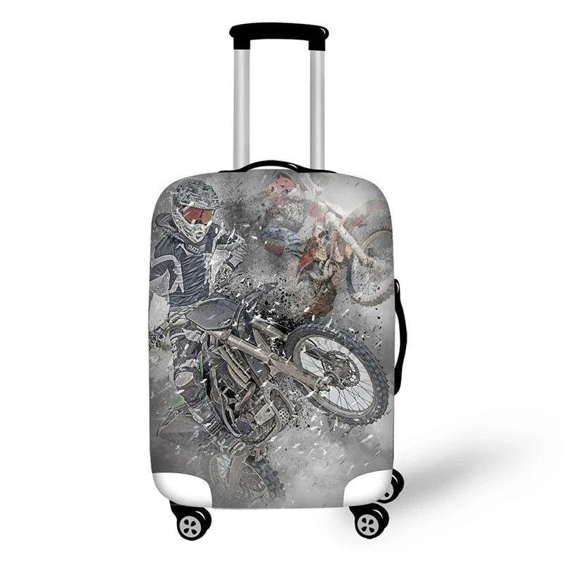 motorcycles prints thick elastic protective cover for a suitcase - Sonic Online Shop OM - motorcycles prints thick elastic protective cover for a suitcase - Sonic Online Shop OM 