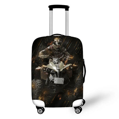 motorcycles prints thick elastic protective cover for a suitcase - Sonic Online Shop OM - motorcycles prints thick elastic protective cover for a suitcase - Sonic Online Shop OM 