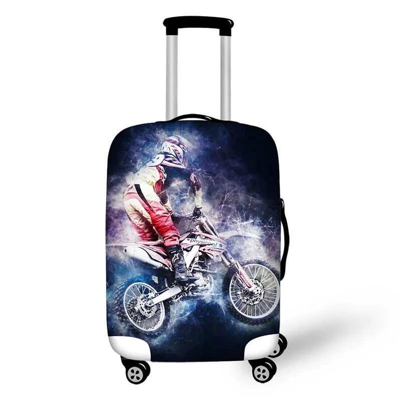 motorcycles prints thick elastic protective cover for a suitcase - Sonic Online Shop OM - motorcycles prints thick elastic protective cover for a suitcase - Sonic Online Shop OM 