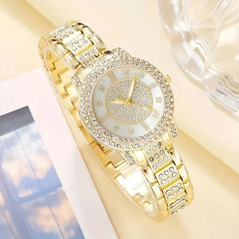 6pcs/set Glamorous Luxury Rhinestone Womens Watch with Quartz Movement - Sonic Online Shop OM - 6pcs/set Glamorous Luxury Rhinestone Womens Watch with Quartz Movement - Sonic Online Shop OM - 6pcs/set Glamorous Luxury Rhinestone Womens Watch with Quartz Movement - Sonic Online Shop OM -  