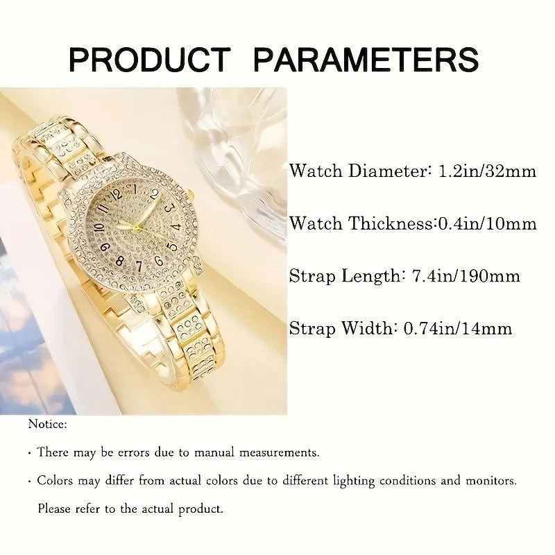 6pcs/set Glamorous Luxury Rhinestone Womens Watch with Quartz Movement - Sonic Online Shop OM - 6pcs/set Glamorous Luxury Rhinestone Womens Watch with Quartz Movement - Sonic Online Shop OM - 6pcs/set Glamorous Luxury Rhinestone Womens Watch with Quartz Movement - Sonic Online Shop OM -  