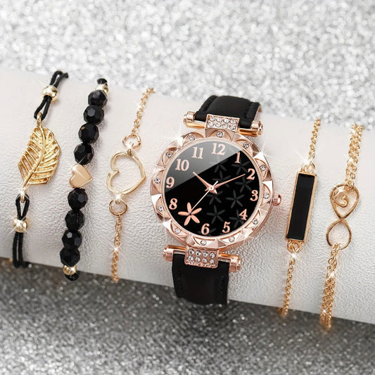 6pcs/set Stylish Womens Flower Quartz Watch with Matching Bracelets - Sonic Online Shop OM - 6pcs/set Stylish Womens Flower Quartz Watch with Matching Bracelets - Sonic Online Shop OM - 6pcs/set Stylish Womens Flower Quartz Watch with Matching Bracelets - Sonic Online Shop OM - 6pcs/set Stylish Womens Flower Quartz Watch with Matching Bracelets - Sonic Online Shop OM - 6pcs/set Stylish Womens Flower Quartz Watch with Matching Bracelets - Sonic Online Shop OM -  -   